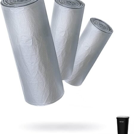 Mini plastic car trash bag lining refill pack, a new trend of environmental protection in the car (90 bags per pack)